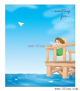 大海边的小孩