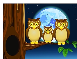 卡通動物矢量素材