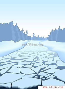 雪天風(fēng)景