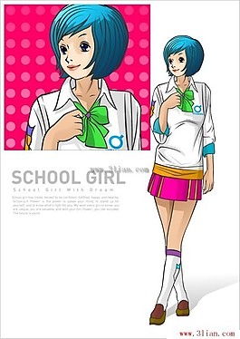 女學生-人物