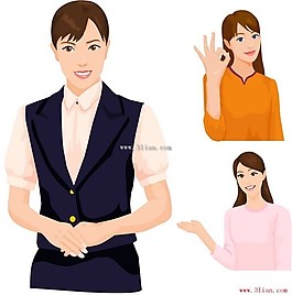 女孩表情