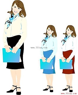 办公女孩