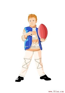 外國小男孩