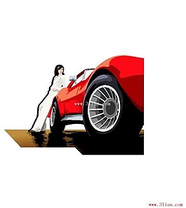 汽車,女人