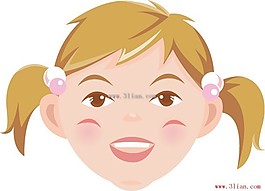 開心女孩頭像