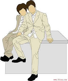 人物剪影