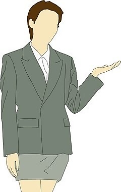 女性人物剪影