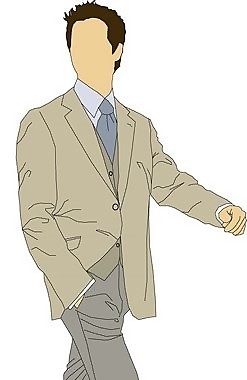 时尚人物剪影