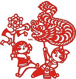 剪紙舞龍