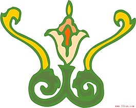 古典花紋