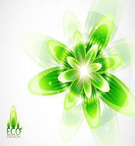 ECO環保炫光花紋