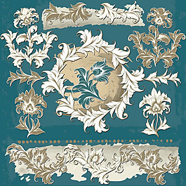 精美花紋背景