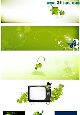 绿色叶子背景图片
