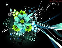 经典矢量花纹素材