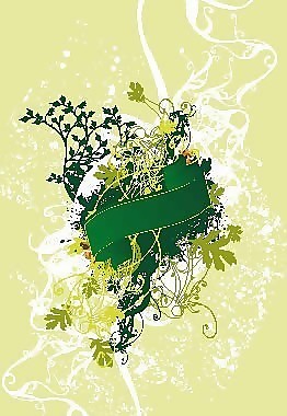 矢量植物花紋
