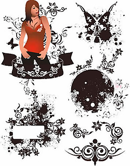 多款花紋與女性