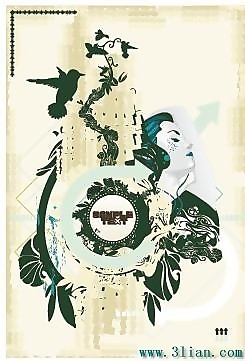 歐式底紋花紋