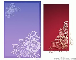 花邊花紋素材