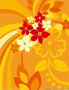 時尚花卉花紋
