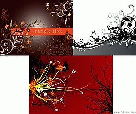 時(shí)尚設(shè)計(jì)花紋