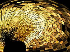 動感潮流馬賽克背景