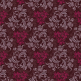 復古花紋背景圖片