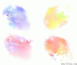 淡雅卡通背景