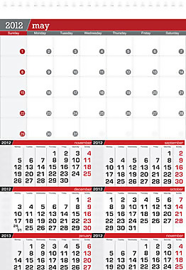2012年臺歷日歷