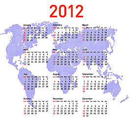 2012年掛歷