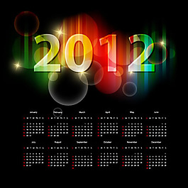 2012年日歷臺歷