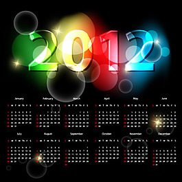 2012年日歷掛歷