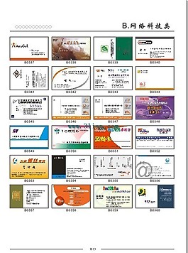 科技行業(yè)名片模板