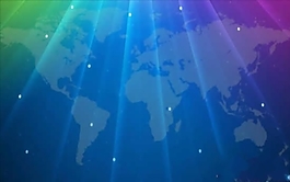 世界地圖科技背景PPT幻燈片