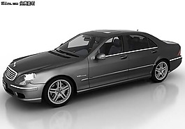 奔馳汽車(chē)3D模型