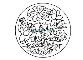 繪畫花朵