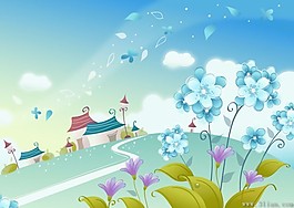 韓國風景ai