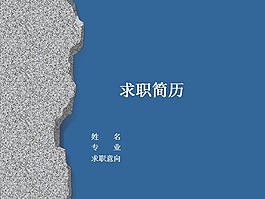 求職簡歷PPT模版