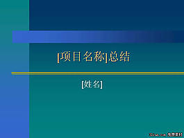 項(xiàng)目總結(jié)報(bào)告PPT模板