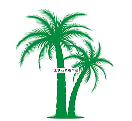 椰树笔刷下载