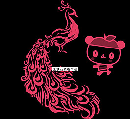 孔雀ps筆刷