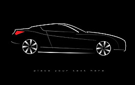 矢量轎車流線設(shè)計(jì)圖片
