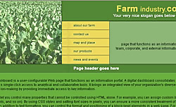农产品企业的网站模板