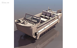 海陸雙用汽車3d模型