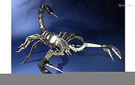 3D机械蝎子模型