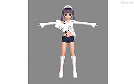3D女生模型