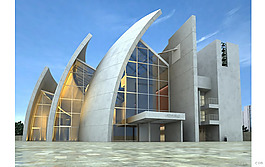 3D現(xiàn)代辦公建筑模型
