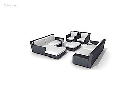 3d沙發(fā)模型