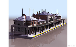 3D歐美建筑模型