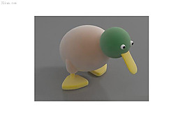 卡通動物3D模型