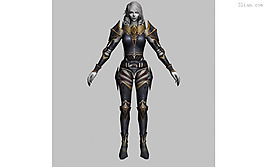 3D魔族女模型